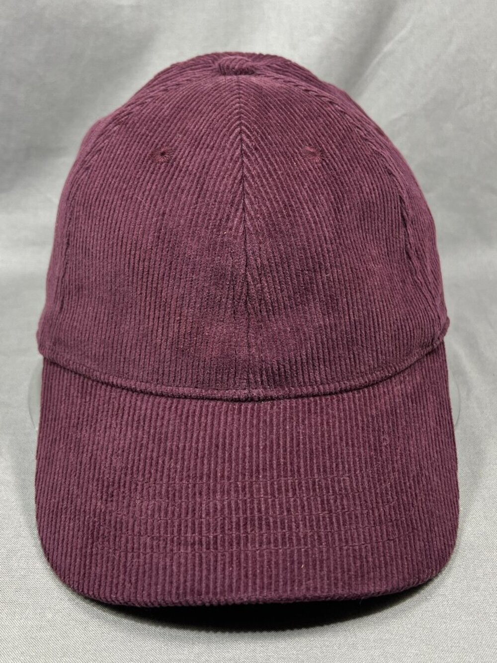 Corduroy Plain Solid Strapback Hat Purple Baseball Adjustable Blank Dad Cap Mens
